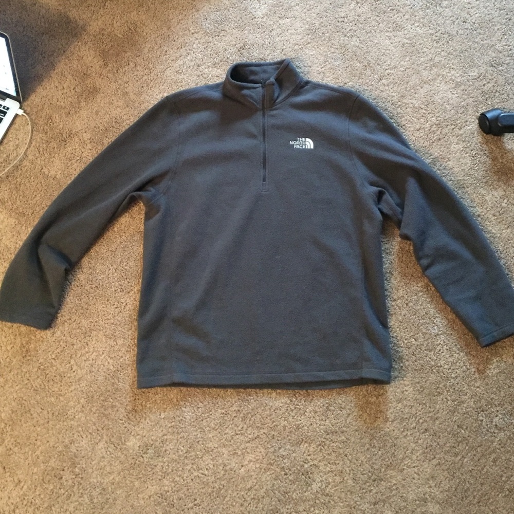 grey‎ fleece north face